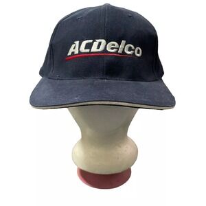 AC Delco Hat Strapback Dad‎ Hat Cap Black Embroidered Logo baseball hat